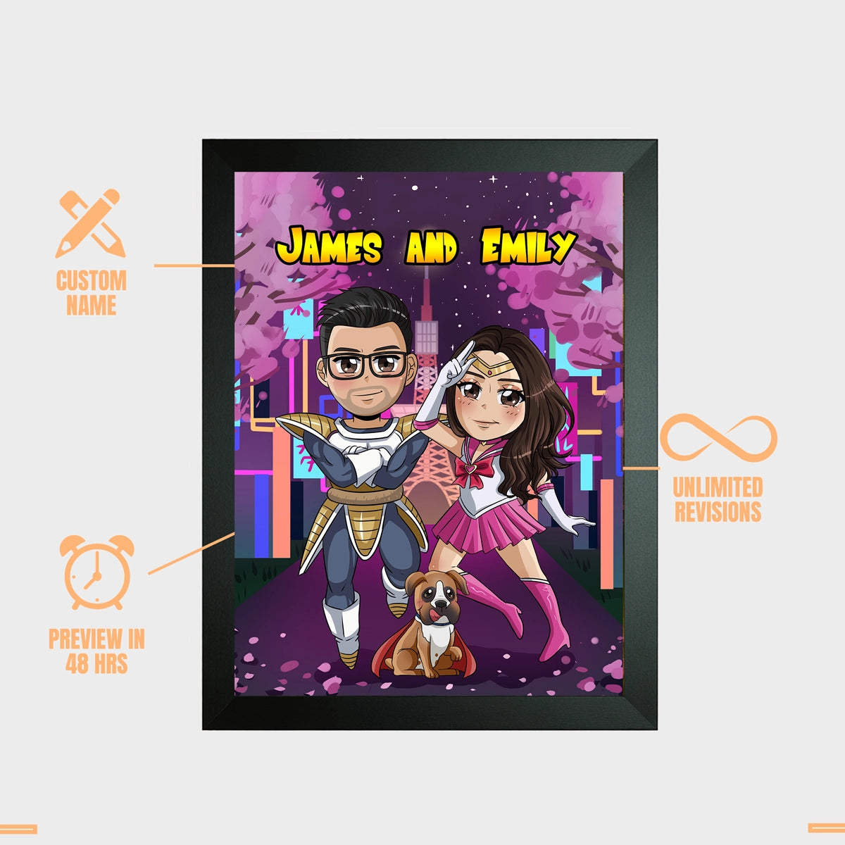 Custom Light Box Art