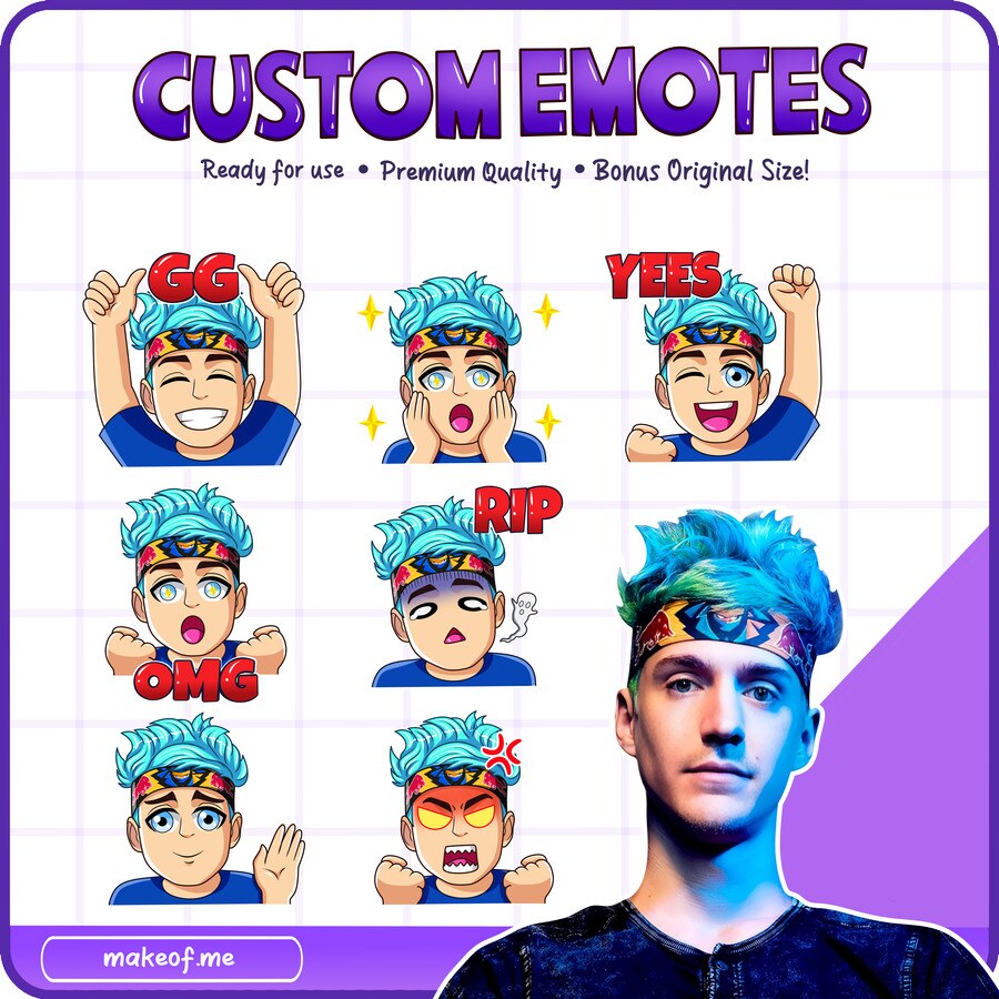 Custom Emotes & Sub badges For Twitch or more