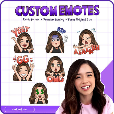 Custom Emotes & Sub badges For Twitch or more