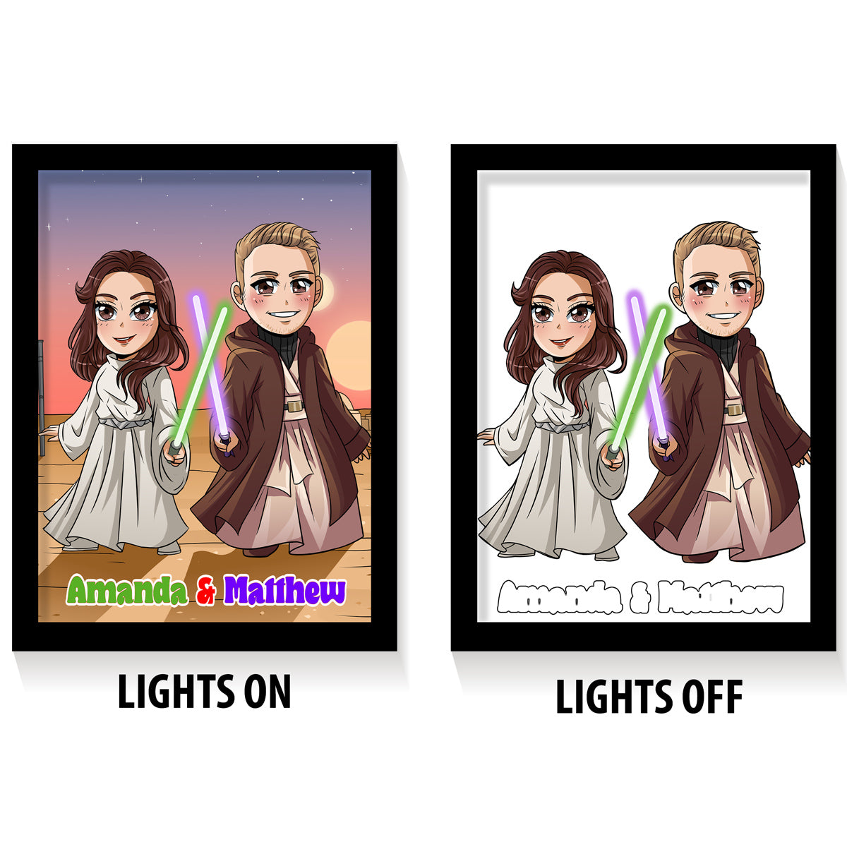 Custom Light Box Art