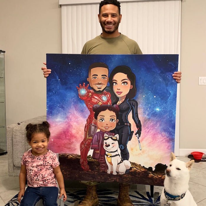 Custom Portrait For Father's Day