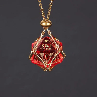 Custom Anniversary D20 Dice