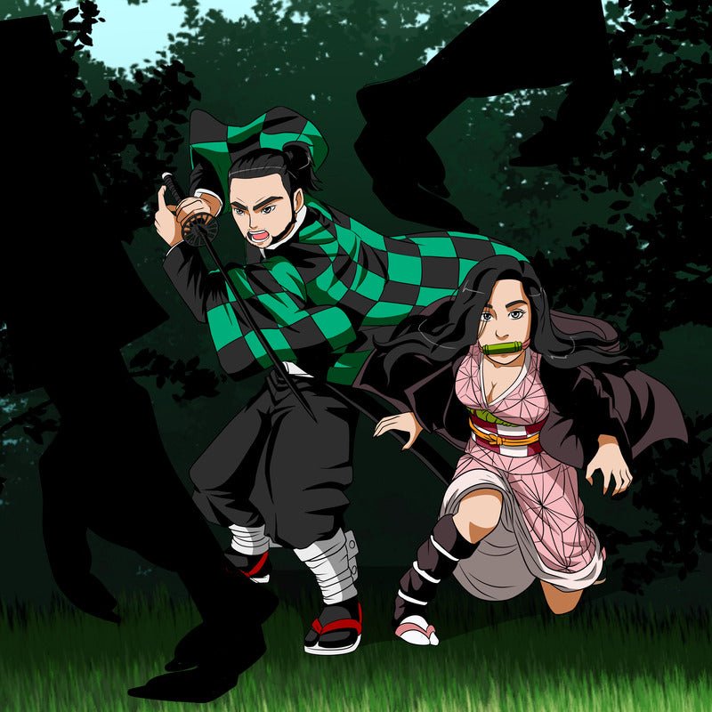 Custom Lean Hashira Custom Hashira Portrait – Fabiano - Makeof.me
